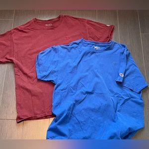 Champion tshirts 2 identical in Large.